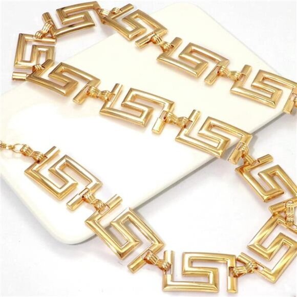 Metal Waist Chain for Women – Adjustable Belly Chain Waist Belt for Dresses - Picture 5 of 8